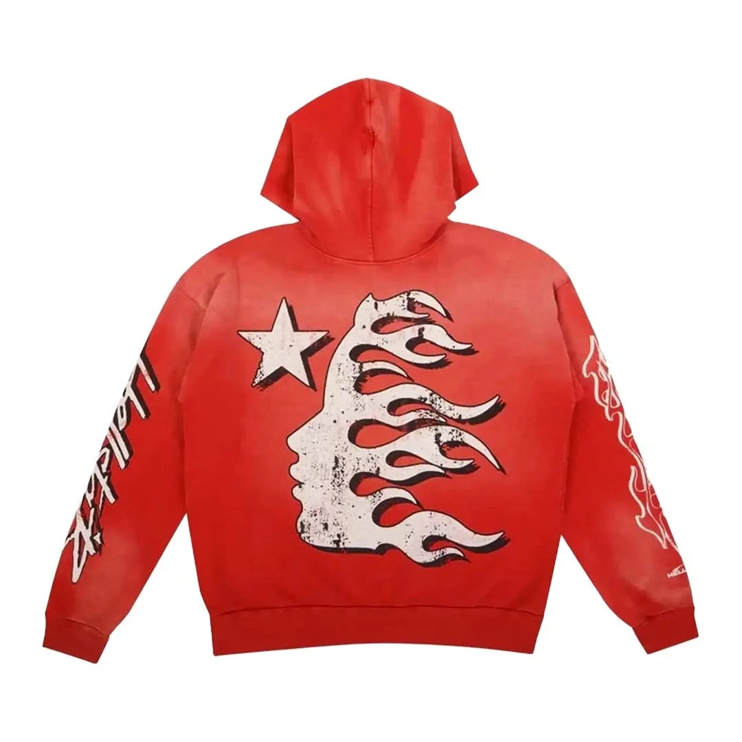 Hellstar Studios Records Hoodie Red