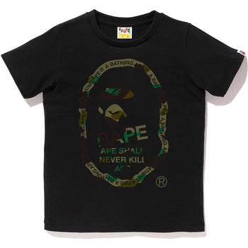 1ST CAMO TEXT APE HEAD TEE L