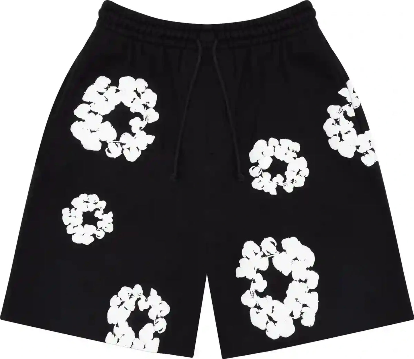 Denim Tears The Cotton Wreath Sweat shorts Black