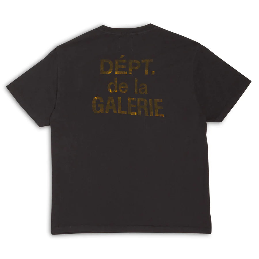 GALLERY DEPT. FRENCH TEE BLACK/YELLOW