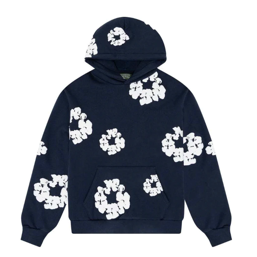 Denim Tears The Cotton Wreath Sweatshirt Navy