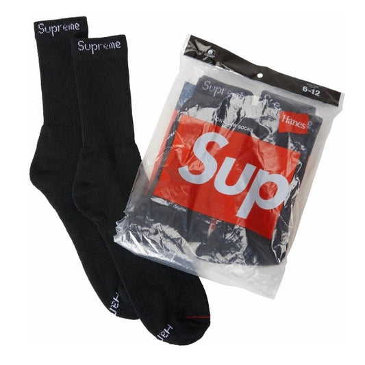 Supreme Hanes crew socks